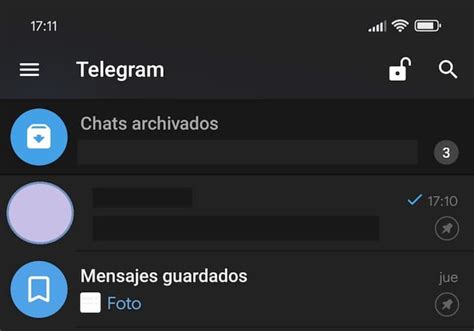 como desarchivar un chat en telegram|Archivar o desarchivar chats en Telegram